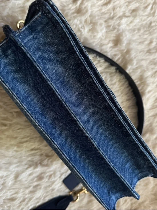 Coach Chain Tabby 26 Denim Shoulder Bag - Picture 8 of 16